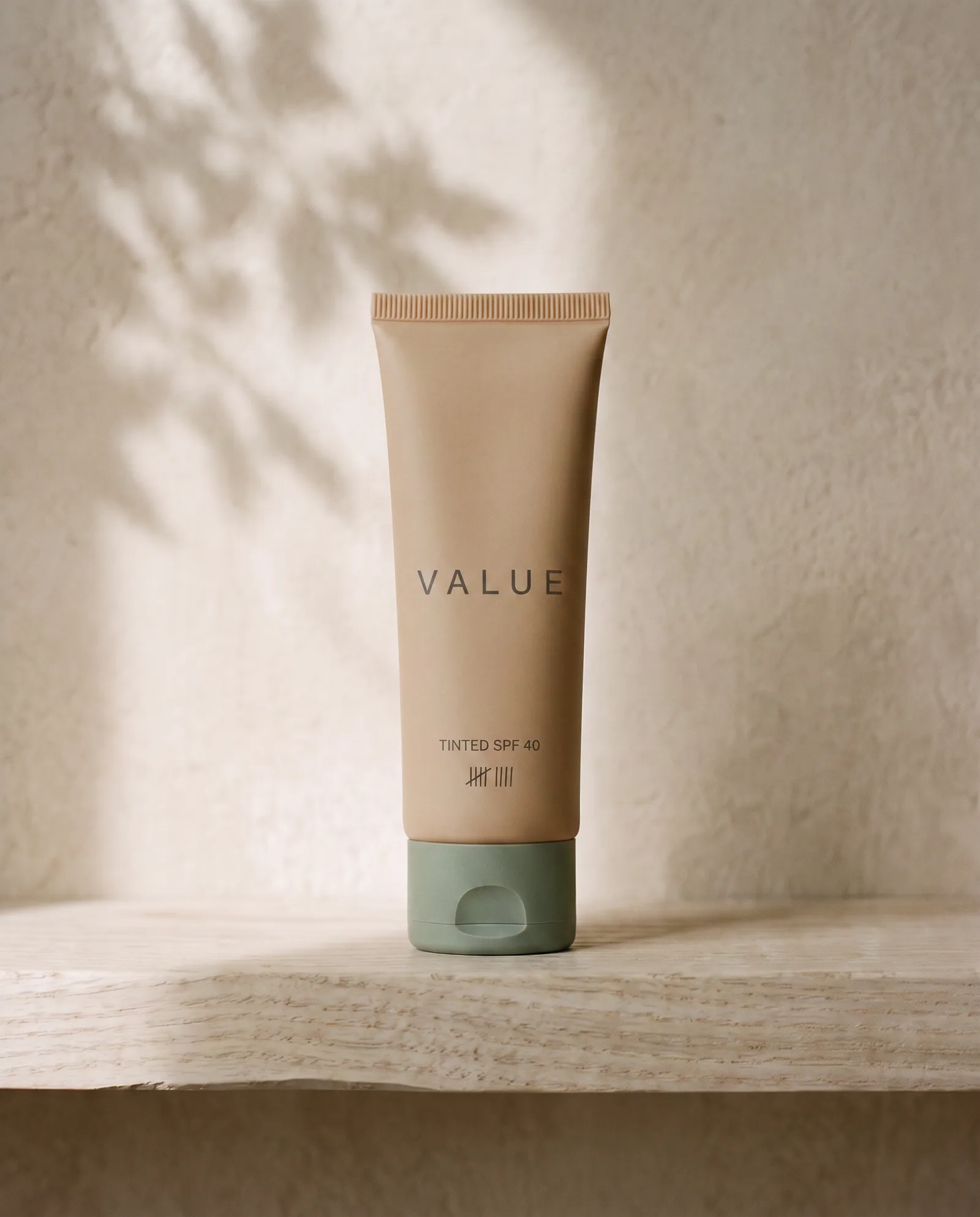 Tinted Mineral SPF 40 — Iron-oxide tinted zinc, broad spectrum, four shades